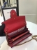 Gcucci Dionysus leather mini chain bag red